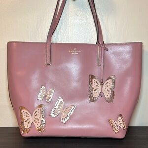 Kate Spade Pink “All The Buzz”Butterfly Shoulder Bag